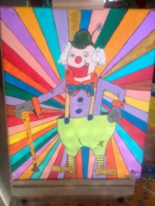 Voir le détail de cette oeuvre: clown lumineux